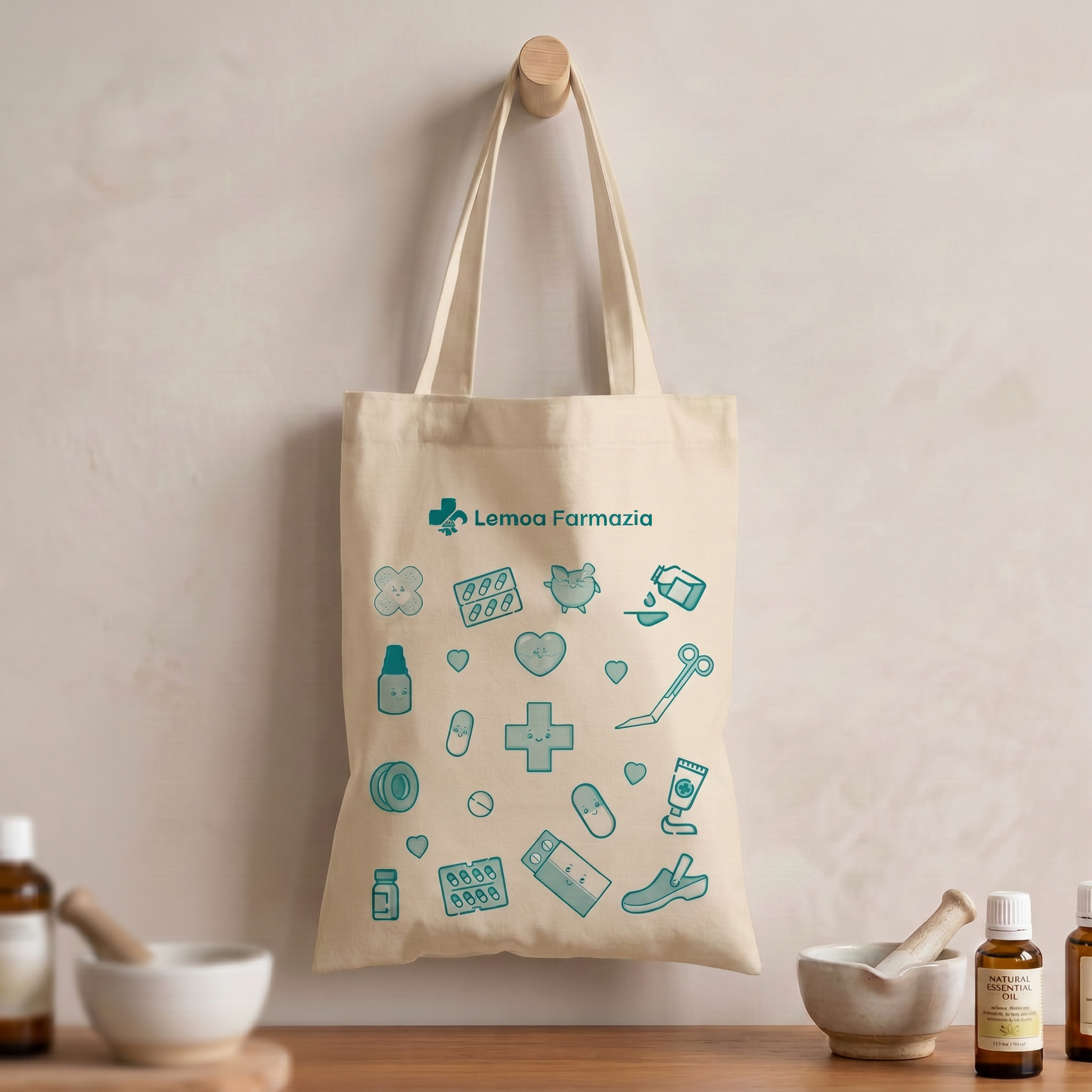 Bolsa de farmacia algodón